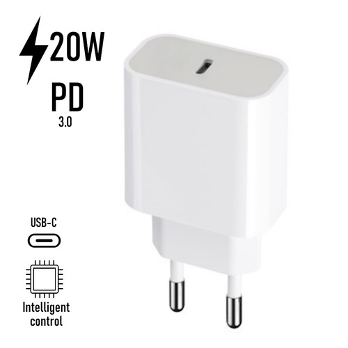 Chargeur rapide 20w - 20w, pour